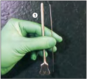 Knopfsonden Hohlsonden Ausführung und Größe wählen: Doppelknopfsonde 1,0 mm, 13,0 cm lang 1 Stück